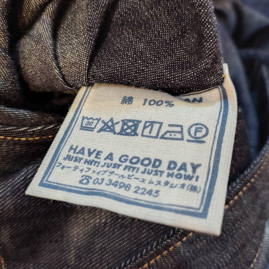 45R プチデニムのパプブリッジワンピース