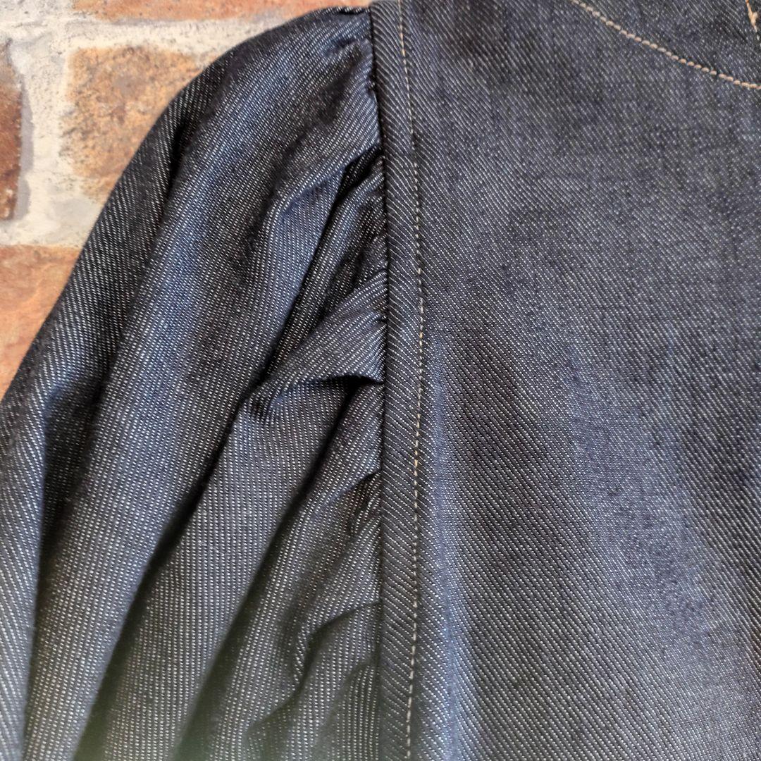 45R プチデニムのパプブリッジワンピース