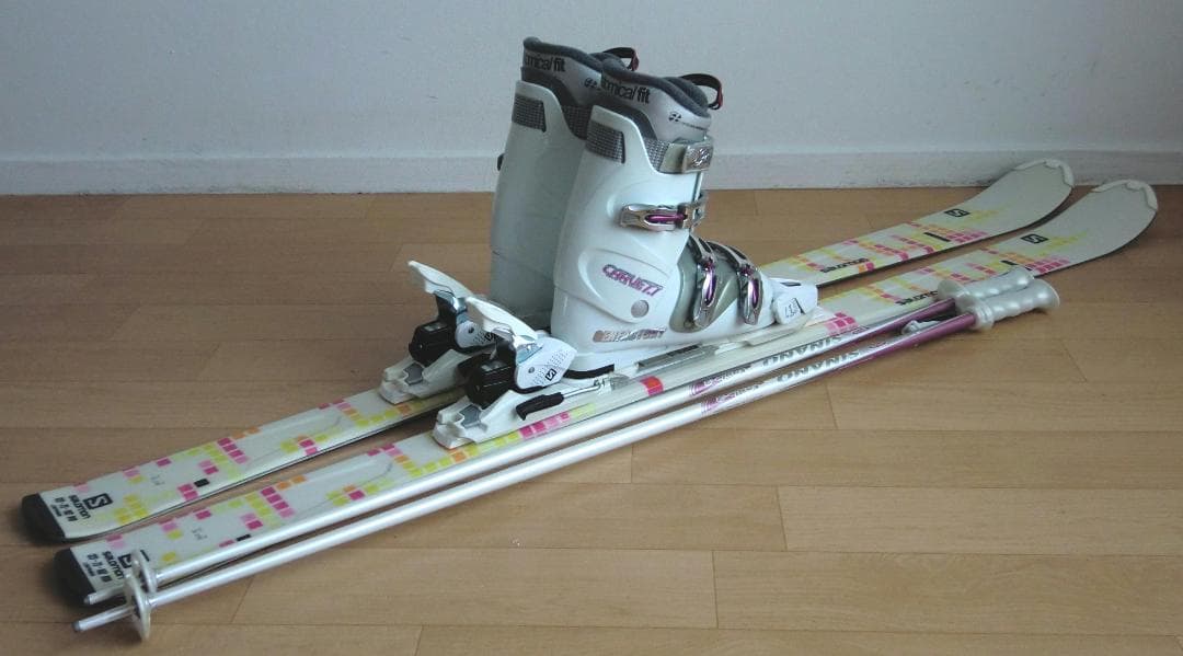 ■■12月・1月限定■送料無料■サロモン■女性用スキーセット■151/25.5■