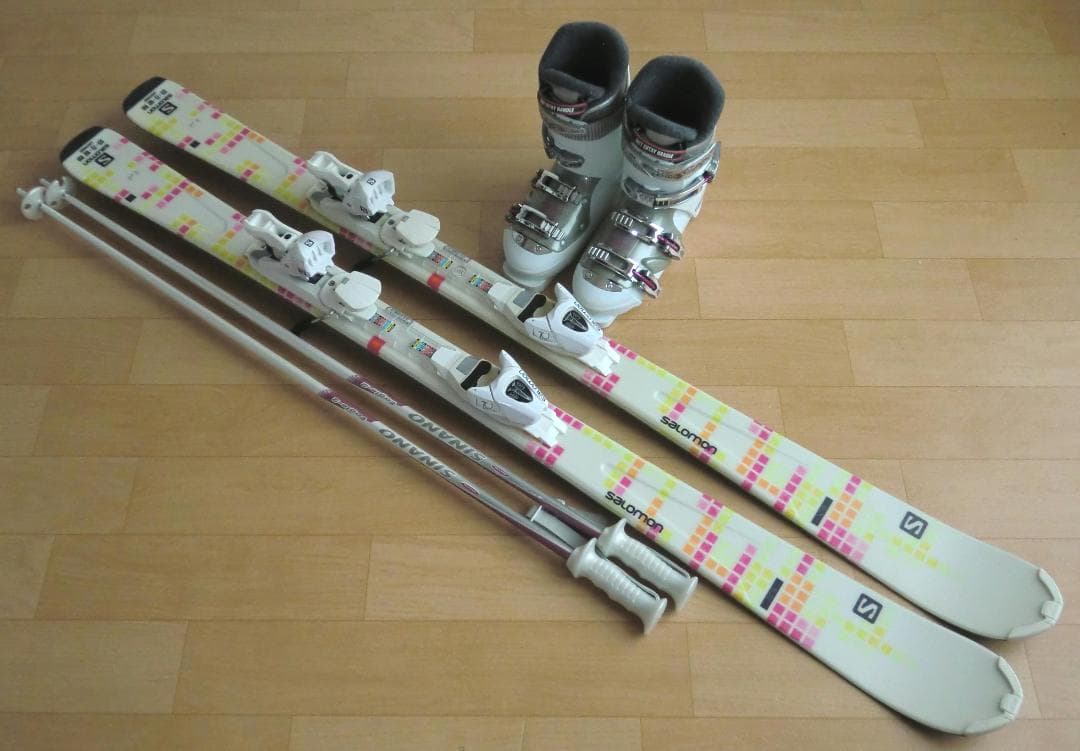 ■■12月・1月限定■送料無料■サロモン■女性用スキーセット■151/25.5■