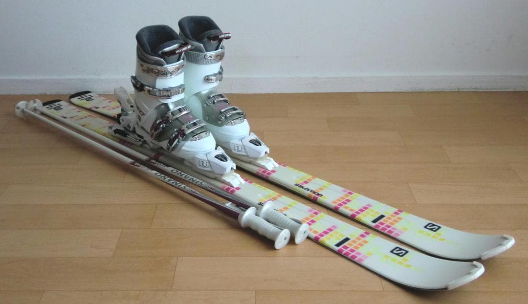 ■■12月・1月限定■送料無料■サロモン■女性用スキーセット■151/25.5■