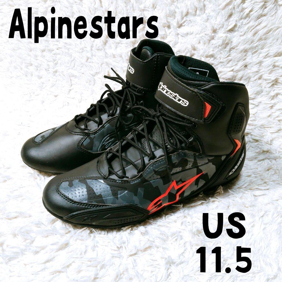 美品 アルパインスターズ ライディングシューズ バイクシューズ 29.0cm相当