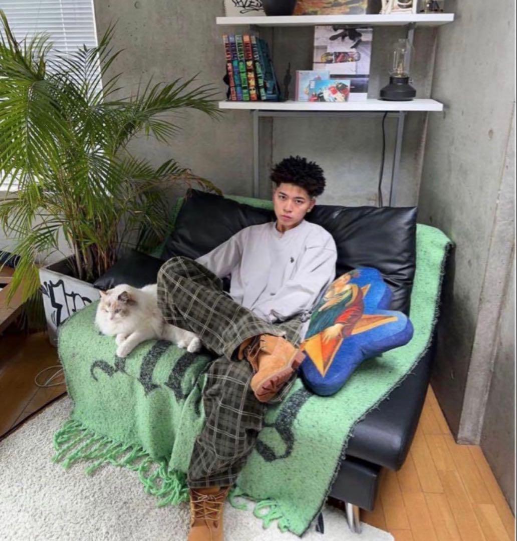 サイズ32 かつき着用 Jaded London 緑チェックパンツ