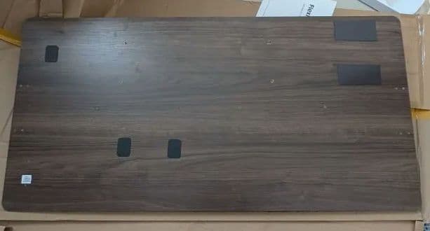 FLEXISPOT 天板のみ　幅140cm×奥行70cm、グレーウッド