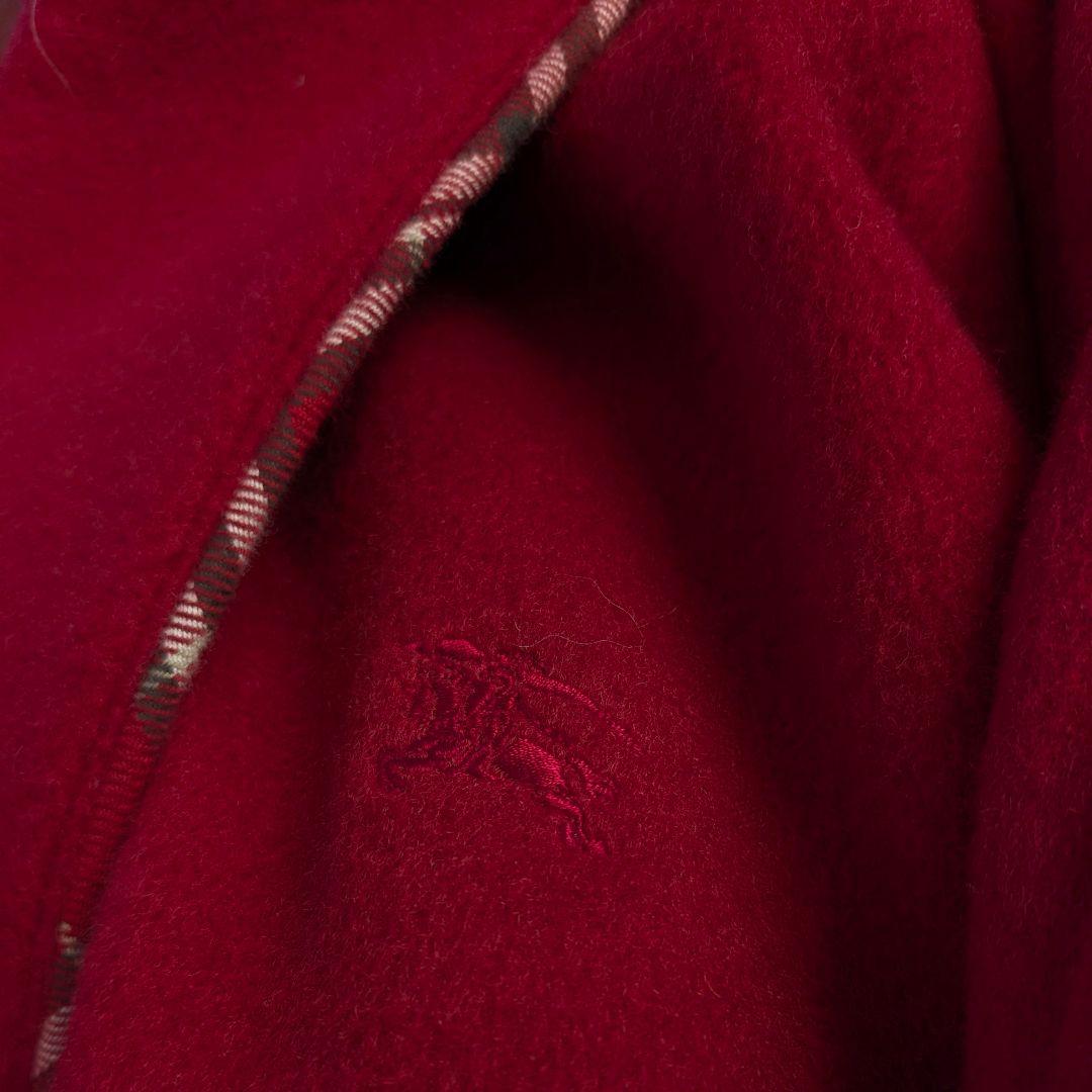 未使用、タグ付き バーバリーロンドン ガウンコート L ベルト 赤 ホース刺繍