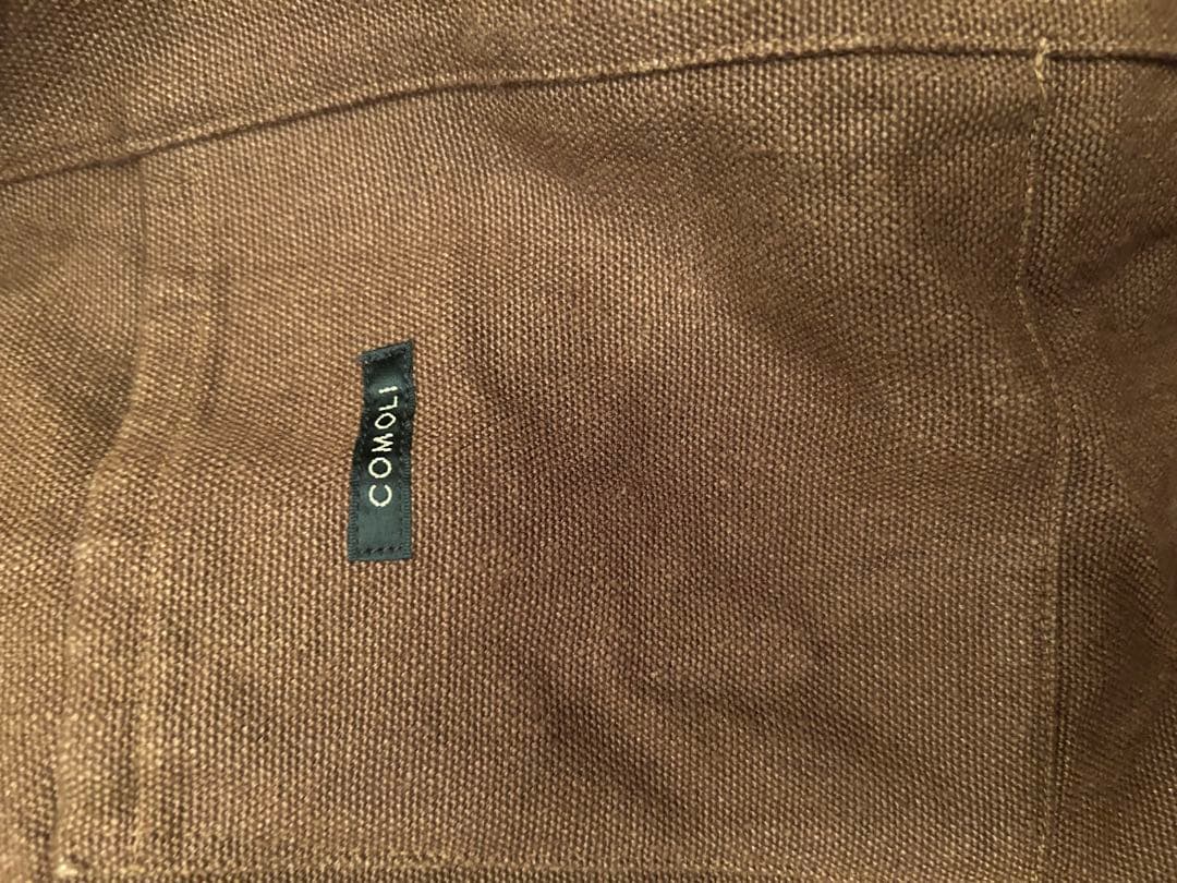 コモリ HEMP DUCK STAND COLLAR JACKET 3
