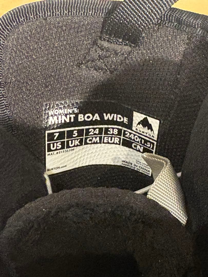 BURTON スノボーブーツ24センチ