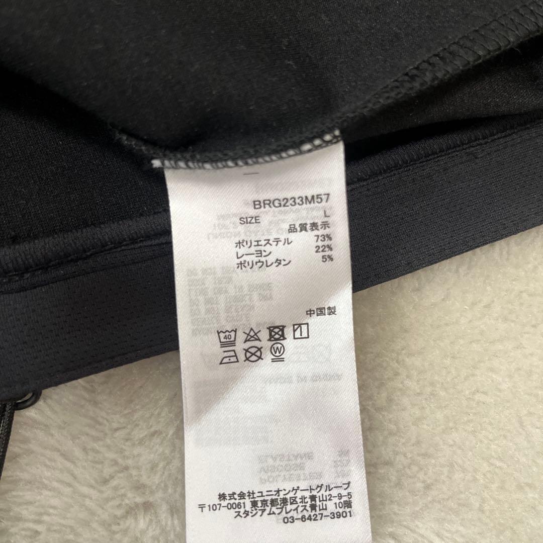 【美品】ブリーフィング ラインブルゾン メンズ　ブラック　L