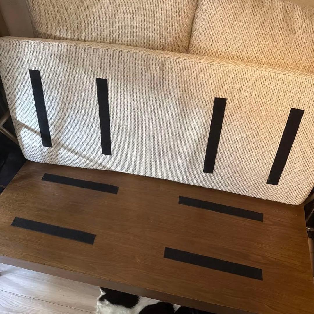 ミツヨシ　2Pラグランソファ