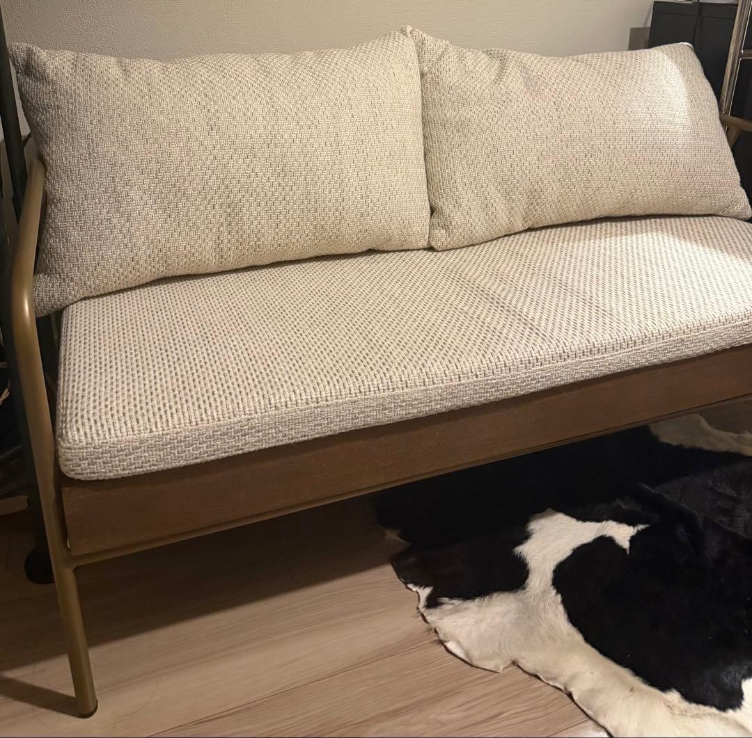 ミツヨシ　2Pラグランソファ