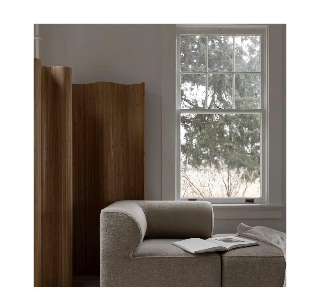 Artek風ウッドパーテーション 150×200cm