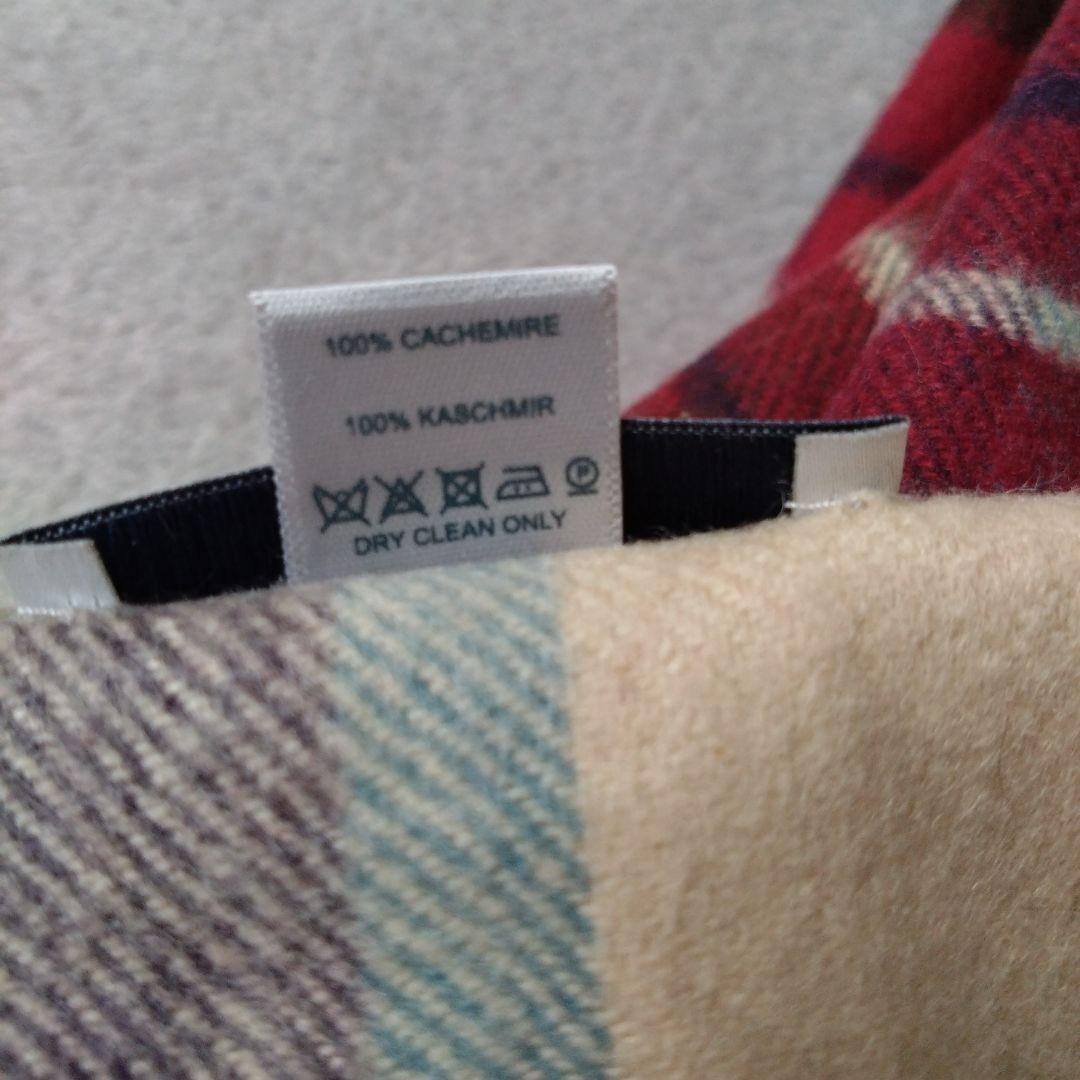 【超美品】Johnstons ジョンストンズ カシミア 大判 ストール・ショール