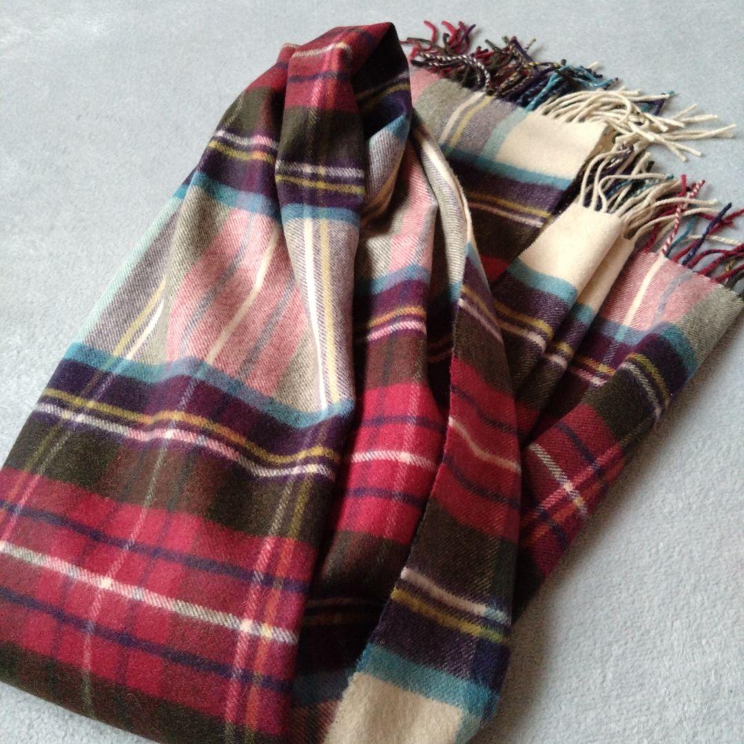 【超美品】Johnstons ジョンストンズ カシミア 大判 ストール・ショール