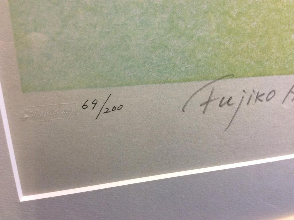 南の風様　フジ子・ヘミング 「猫十態～クリコ」直筆サイン　69/200