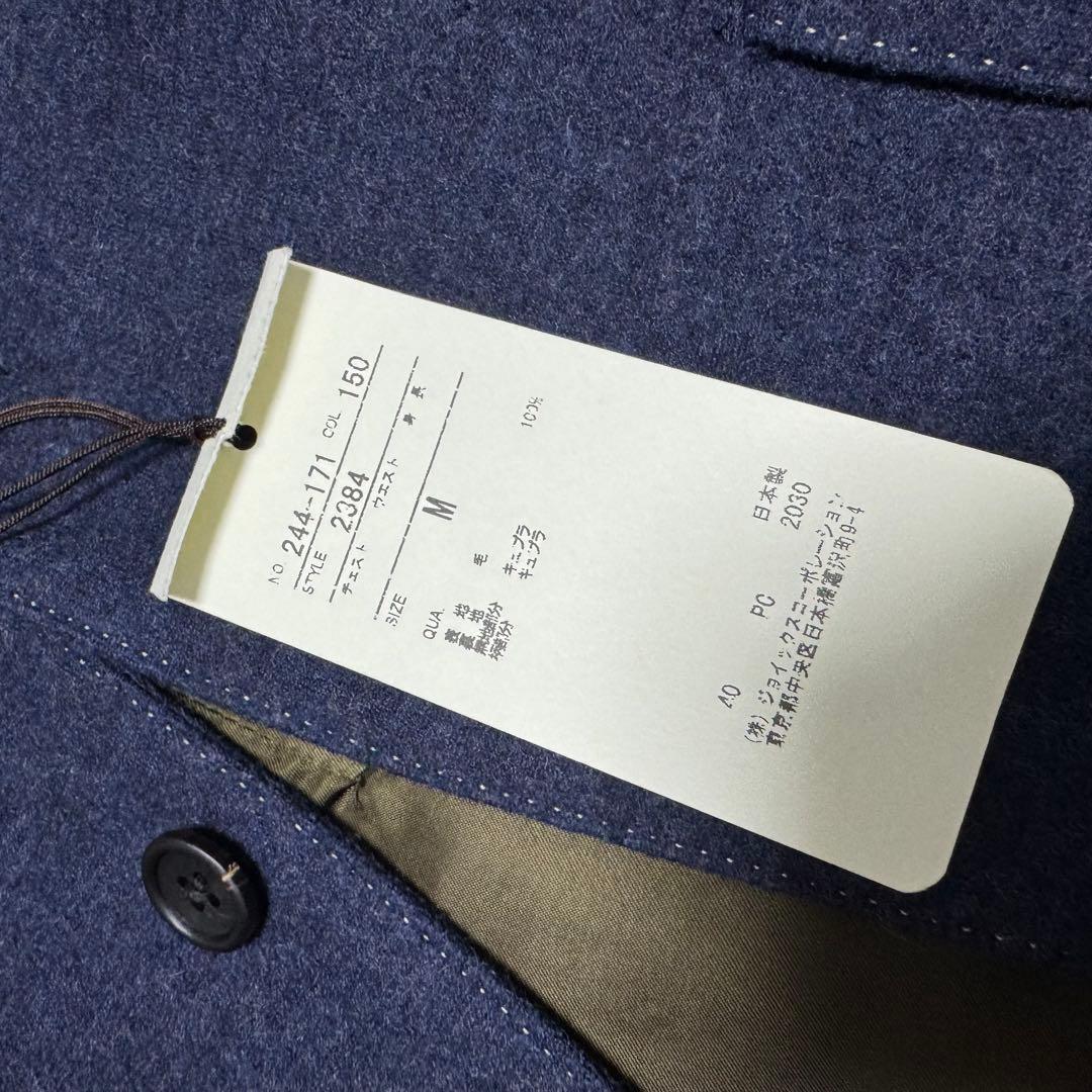 未使用タグ付 ポールスミスコレクション 裏地花柄 ウール地 ジャケット 本切羽