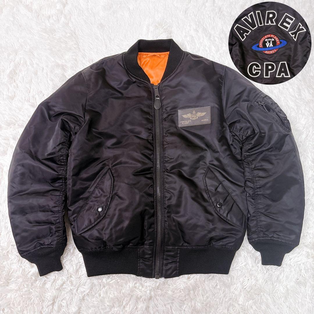 AVIREX　アヴィレックス　チョコレートプラネット　MA1 コラボ　ボンバー