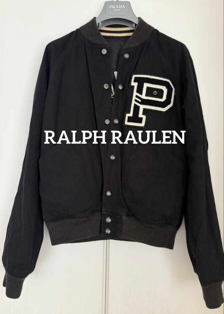 ❤︎KO様　ラルフローレン　ボクシング刺繍スタジャン&ロゴマーク　リバーシブル❤︎