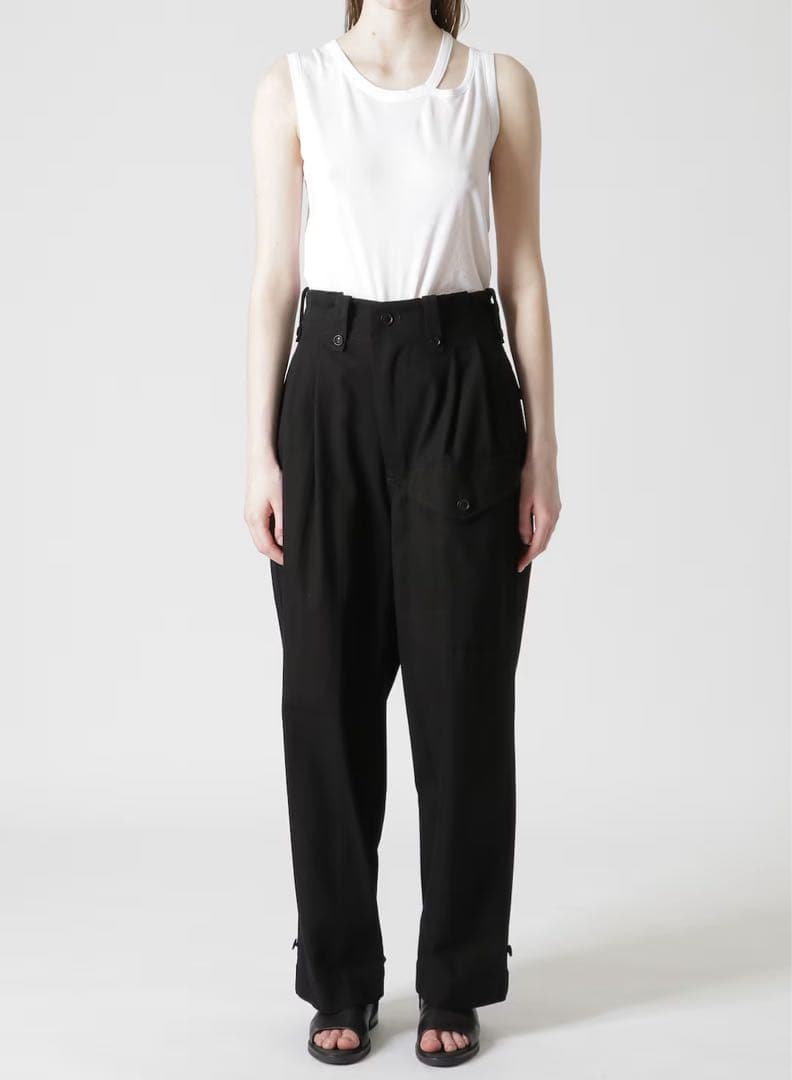 新品 Y's コットン カーゴパンツ