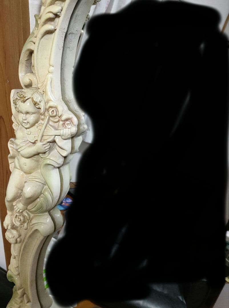 ロココ調 天使 ミラー プリンセス 高さ約110cm