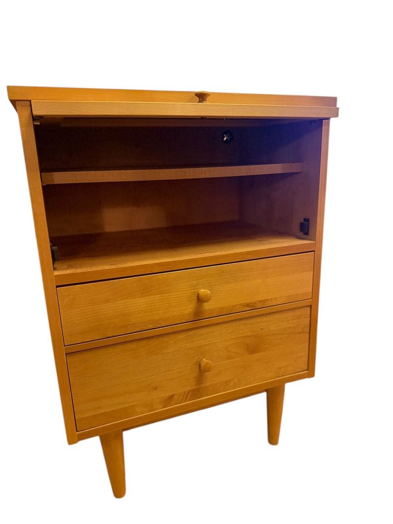 【超美品】momo モモナチュラル コモ ミドルボード キャビネット 脇木工