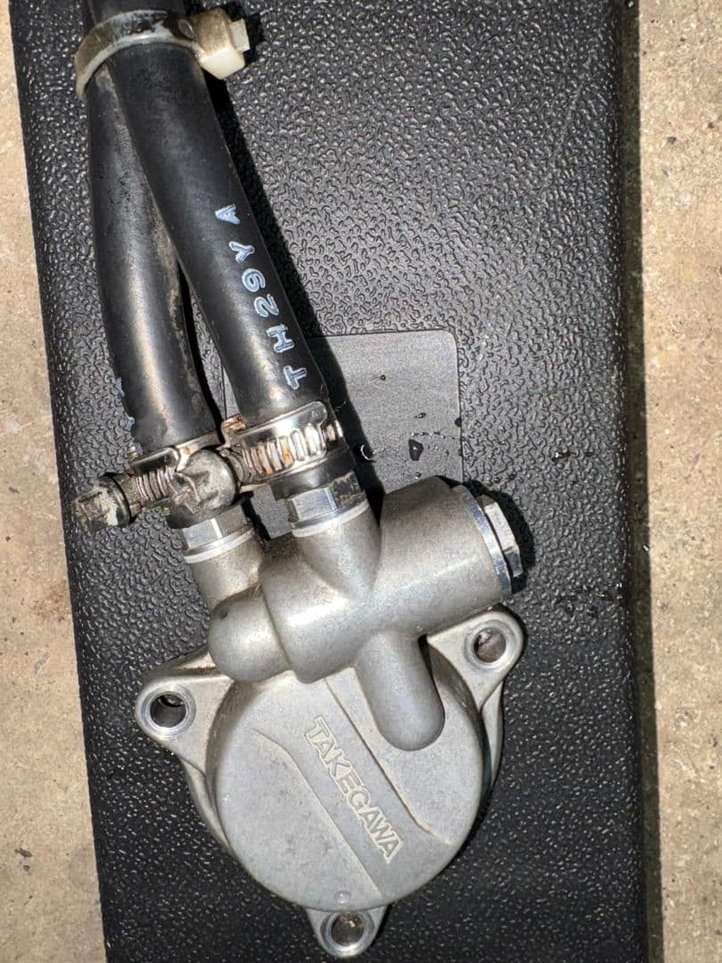 アドレスv125Gタケガワオイルクーラー　廃盤品