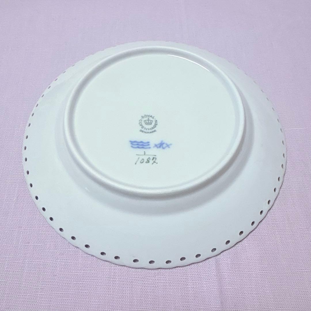 ロイヤルコペンハーゲン ブルーフルーテッド フルレース 17cm 2枚 未使用