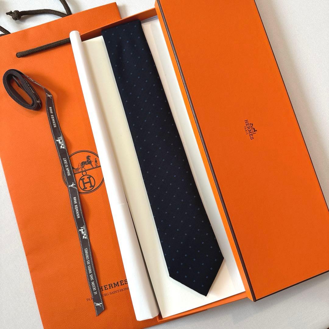 エルメス ネクタイ《ミクロH》 新品 未使用