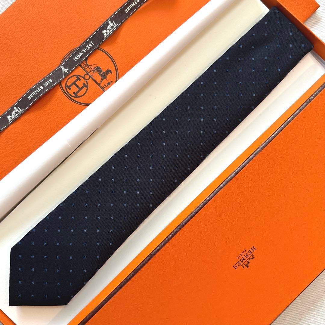 エルメス ネクタイ《ミクロH》 新品 未使用