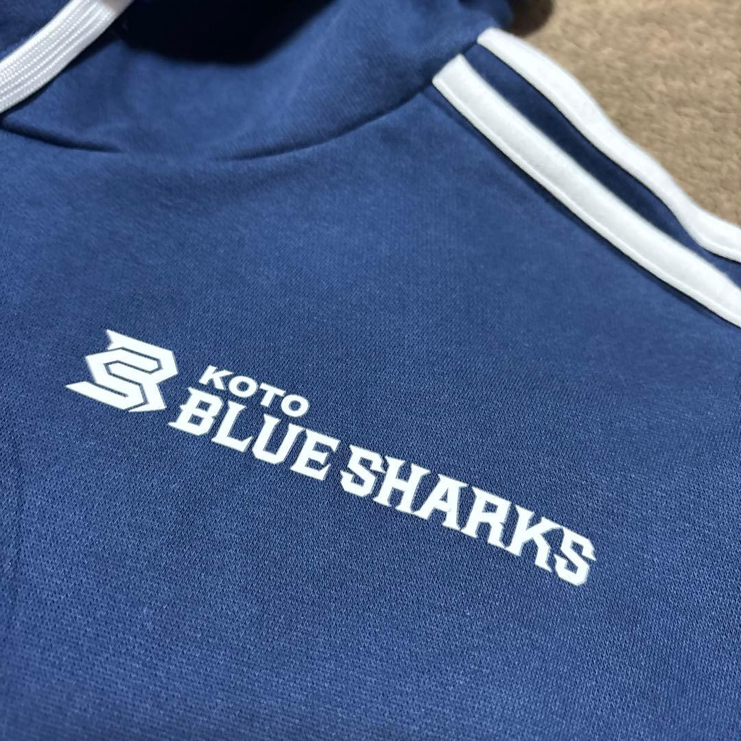 【激レア】清水建設江東ブルーシャークス アディダス 支給品 パーカー ラグビー