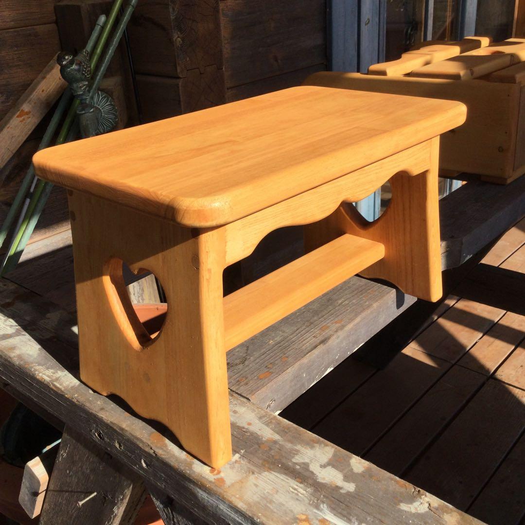 のらくろさま専用ページ♡カントリーハート　踏み台&卓上ダストBOX