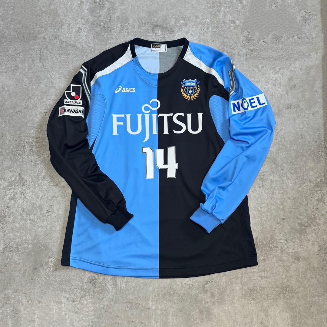 川崎フロンターレ 2007 #14 中村憲剛 長袖 ユニフォーム 別注