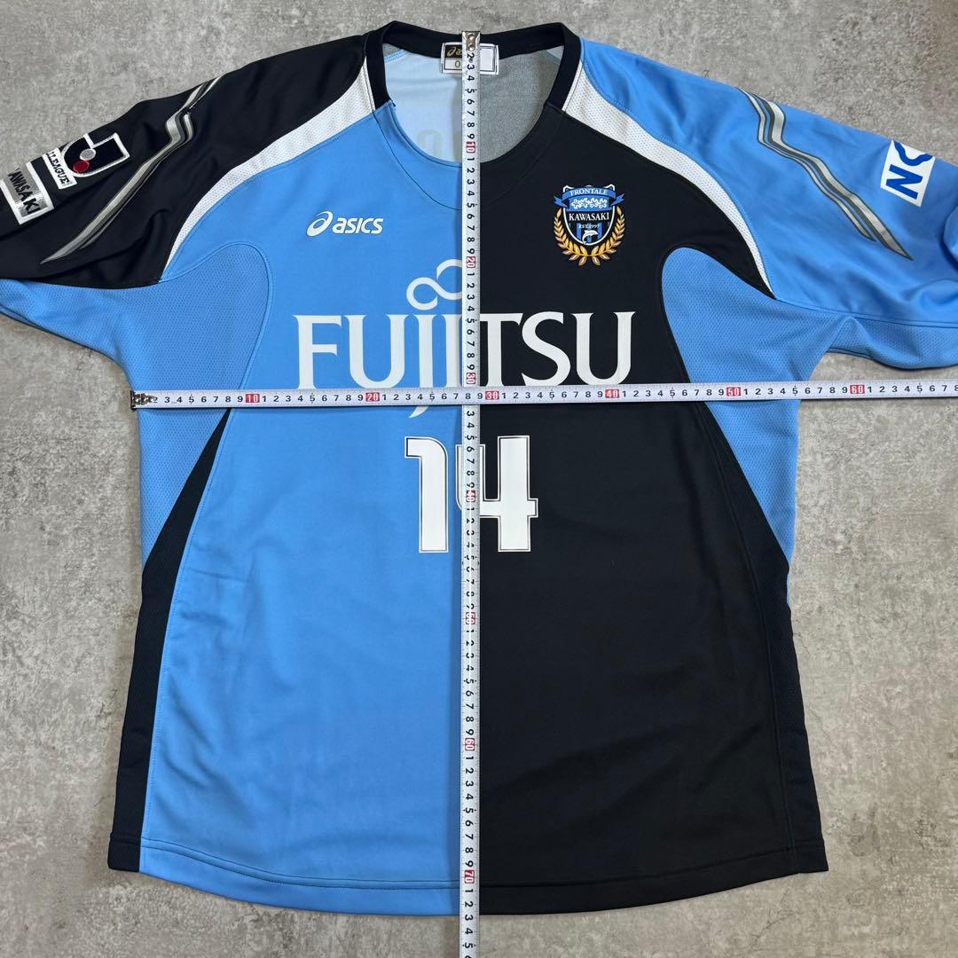 川崎フロンターレ 2007 #14 中村憲剛 長袖 ユニフォーム 別注