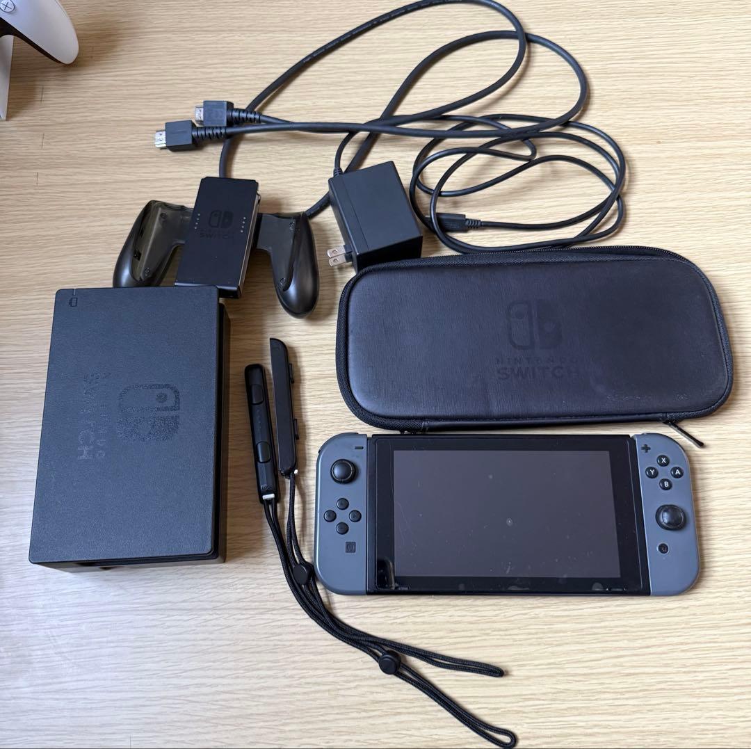 最終値下げ】Nintendo Switch 本体 グレー※SDカード読み込み不可
