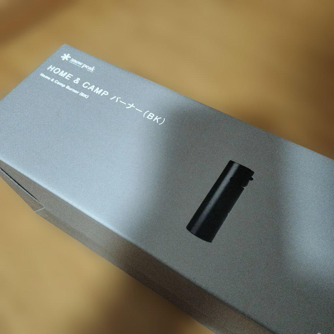 新品未開封 スノーピーク &CAMPバーナー ブラック GS-600BK