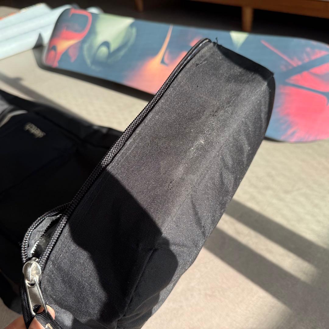 セール スノーボード4点セット Burton 板 ブーツ ビンディング ケース