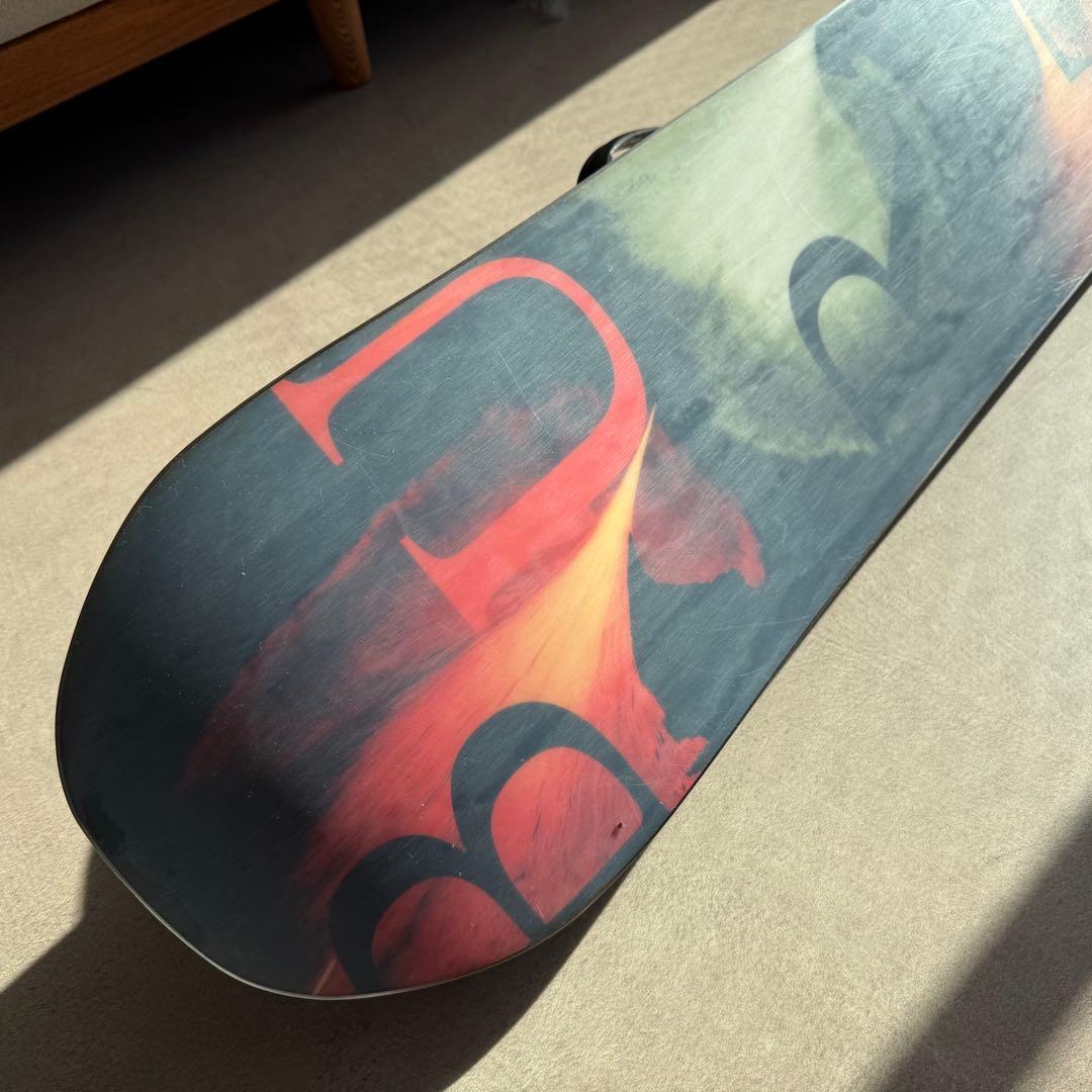 セール スノーボード4点セット Burton 板 ブーツ ビンディング ケース