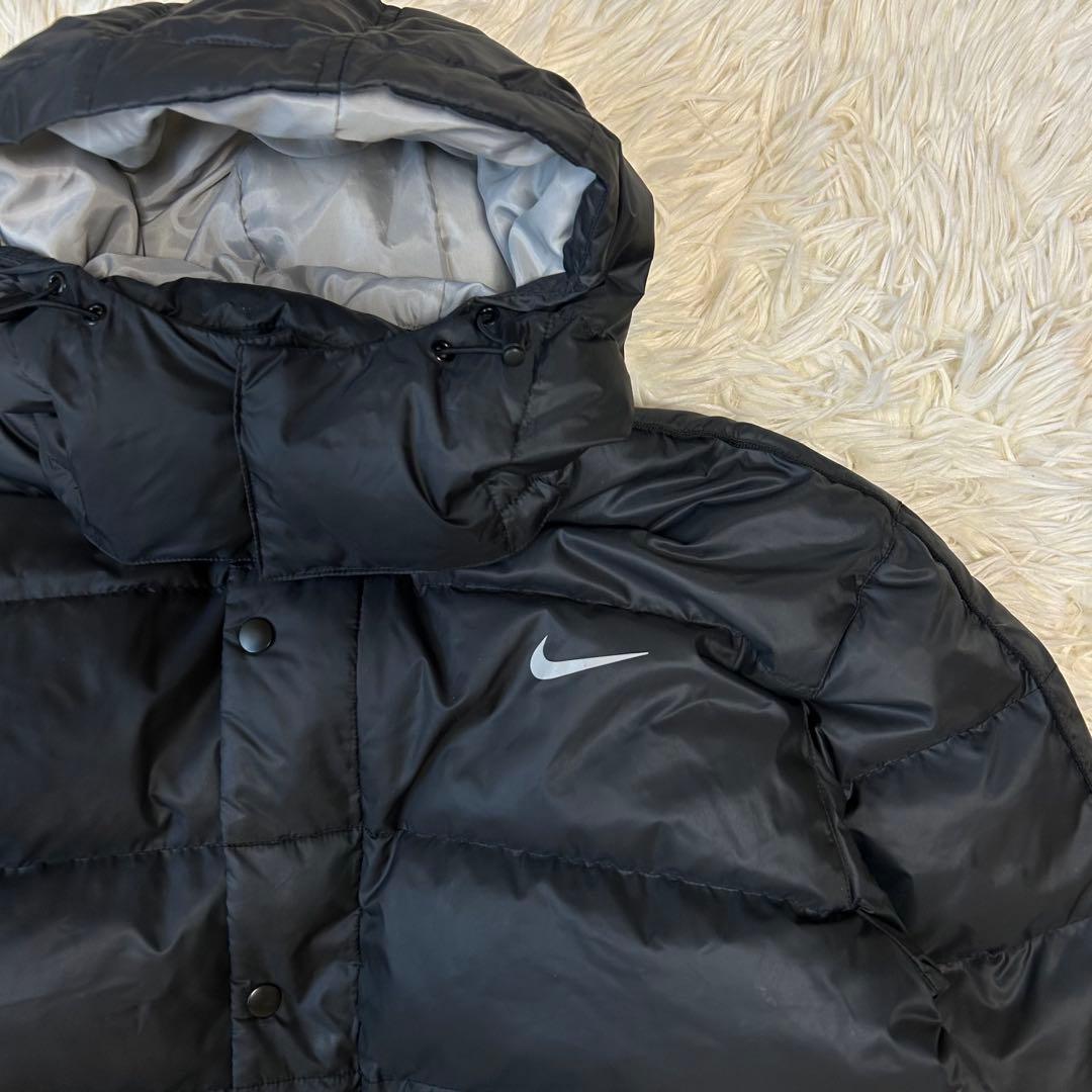 NIKE ナイキ ロングダウンコート ベンチコート　Lサイズ ブラック　サッカー