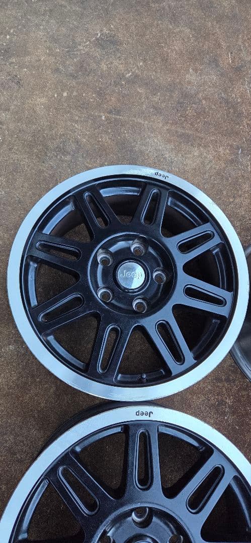 ジープラングラー純正OP17インチ 7.5J +50.8/43.8 PCD127