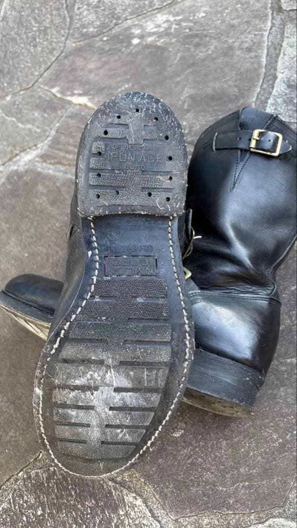 【希少】90s USA製 Iron Age エンジニアブーツ 10.5E