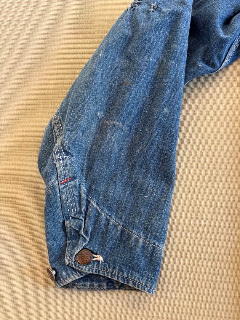 ビッグマックデニムカバーオールBIGMACオアスロウシアーズラングラー
