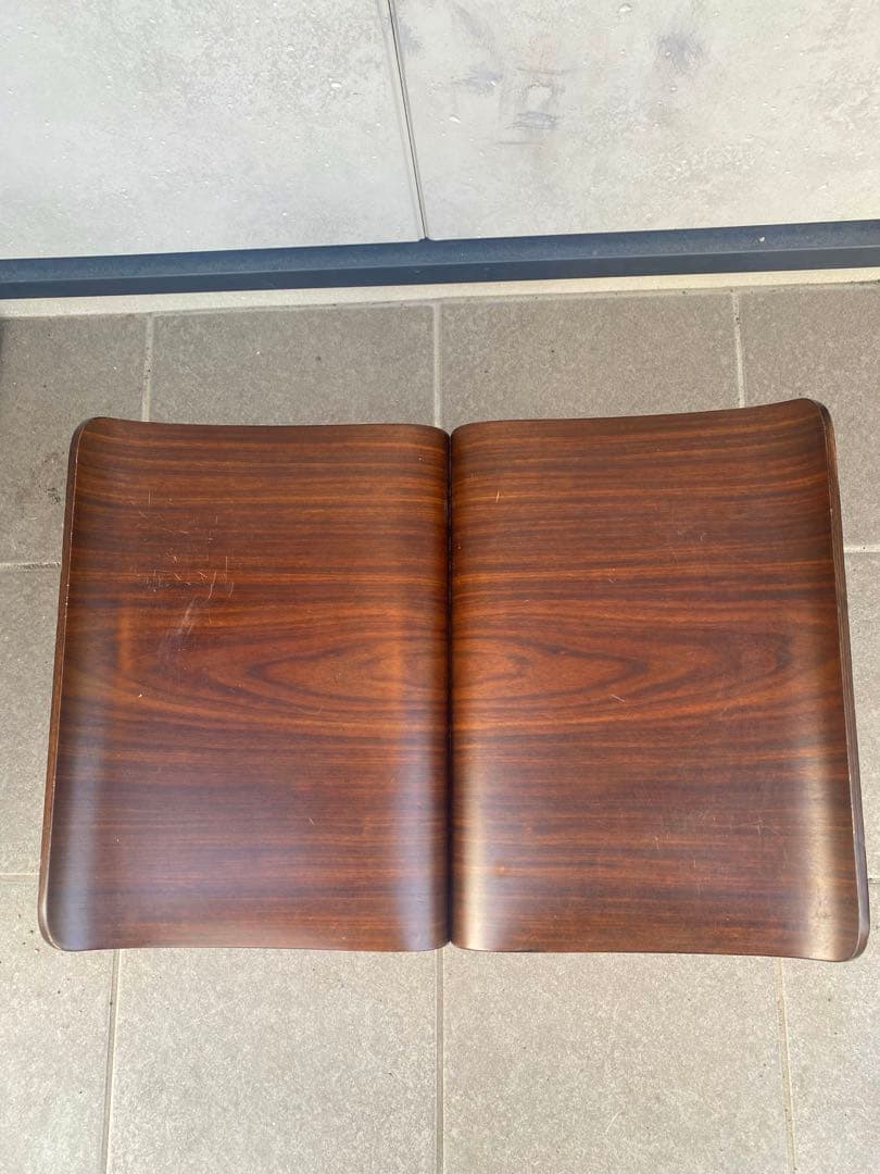 【vintage】 天童木工 バタフライスツール tendo 旧タグ　柳宗理