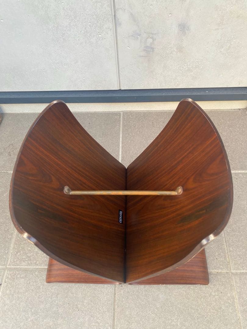 【vintage】 天童木工 バタフライスツール tendo 旧タグ　柳宗理