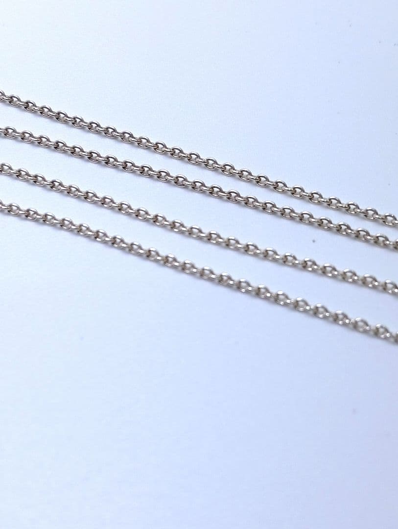 TIFFANY 【未使用】カラー バイ ザ ヤード アクアマリン ペンダン