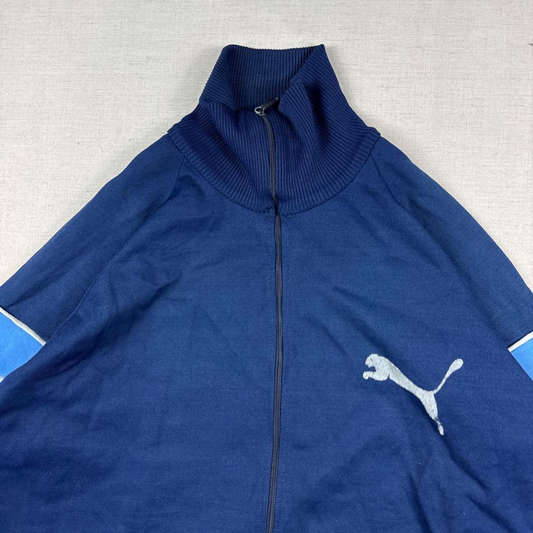 70s PUMA 目付き トラックジャケット ジャージ 日本規格XLサイズ