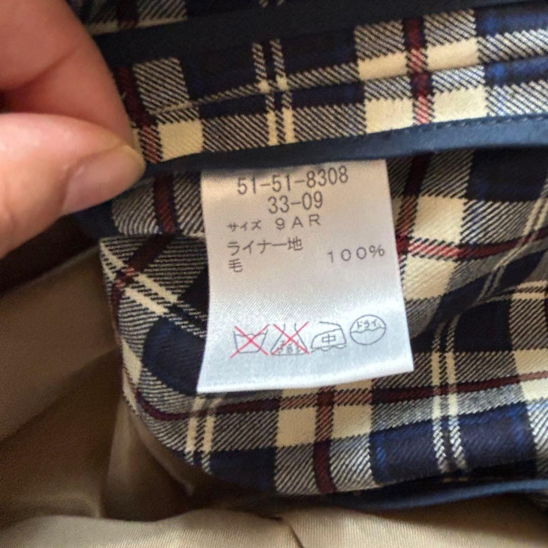 【美品】ニューヨーカー トレンチコート ライナー付き　ベージュ