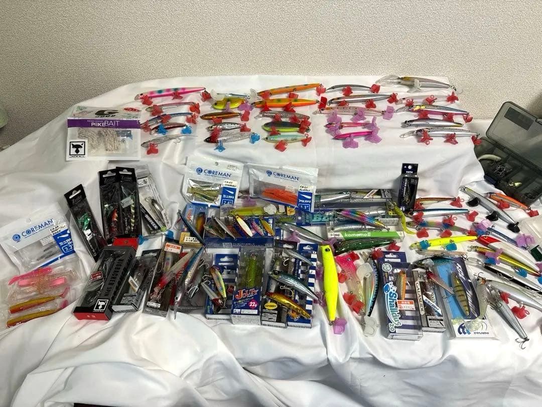 ☆大量ルアー☆シーバス引退セット　青物ルアーリーダー付