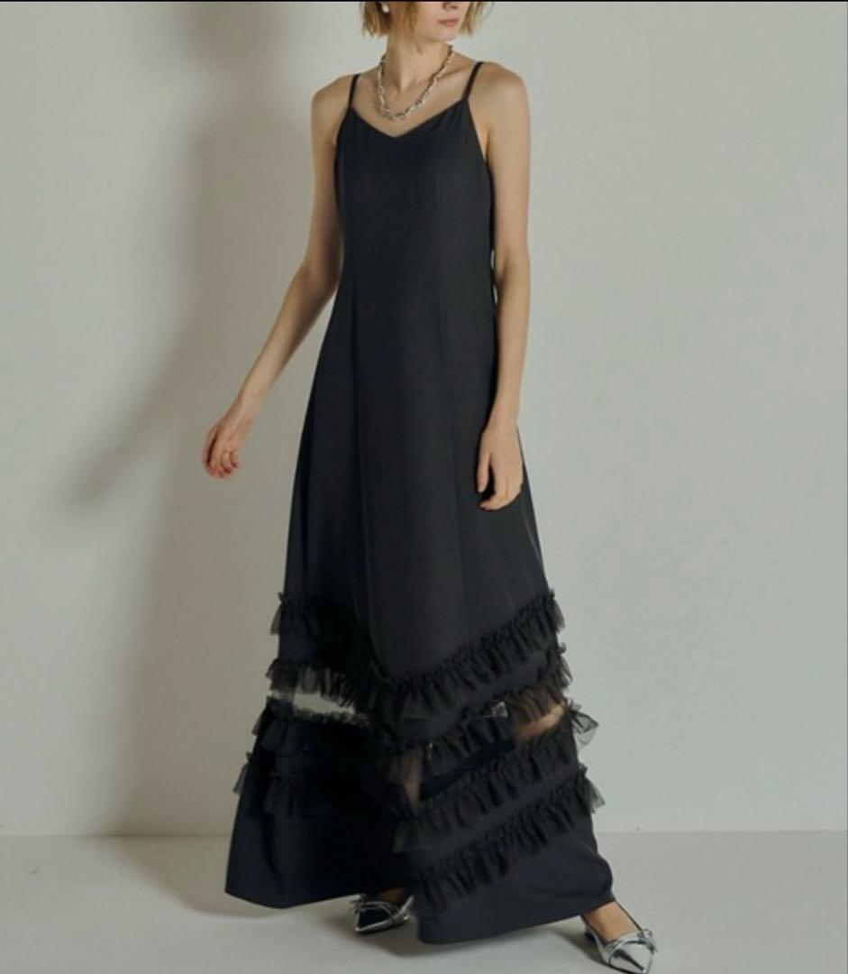 スーツ・フォーマル・ドレス et.UNiVER Transparent hem setup dress