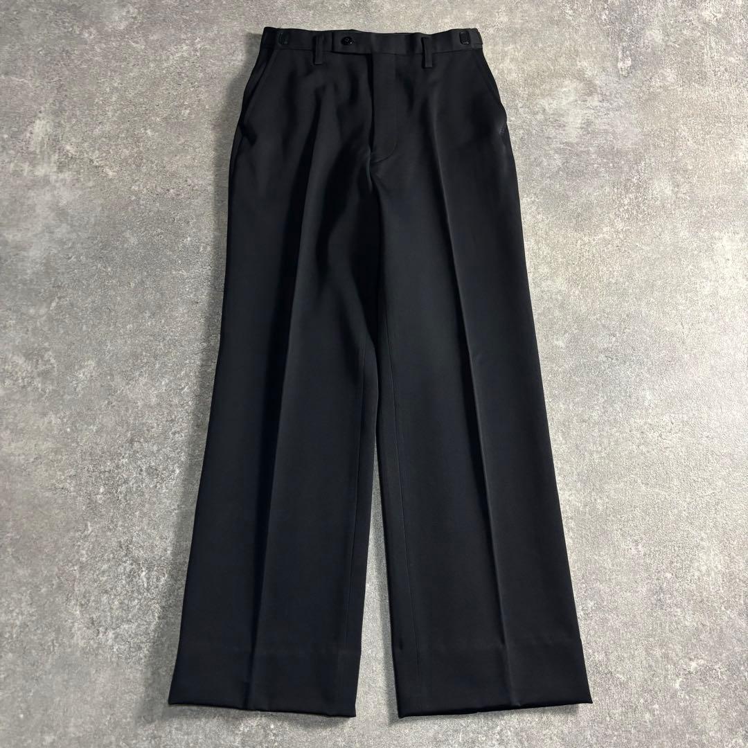 【vintage】ダブルスーツ ブラック 極上ウール GIVENCHYネクタイ