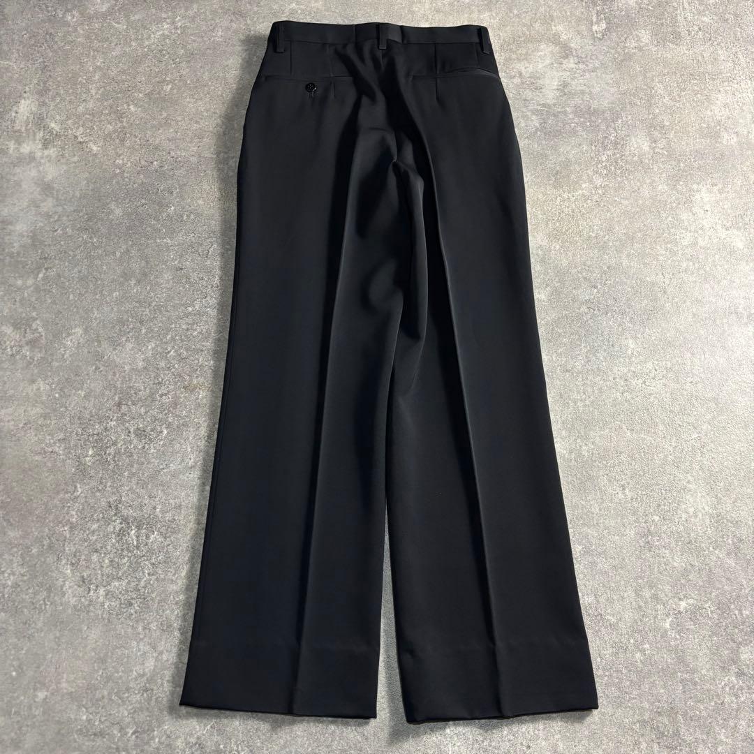 【vintage】ダブルスーツ ブラック 極上ウール GIVENCHYネクタイ