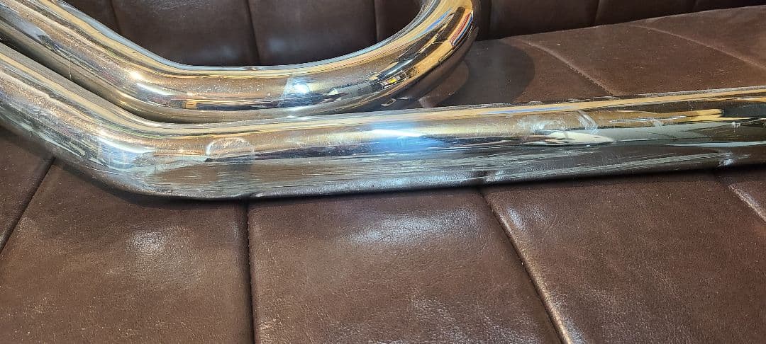 ハーレー　ショベル　スラッシュマフラー